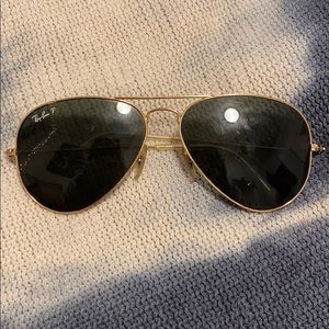 Rayban polarized aviators